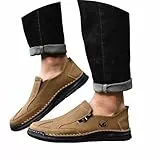 Sneaker & Sportschuhe FüR Herren,Lässige Herrenschuhe aus Leder mit Schnürung Bequeme Slip Sneaker mit Flacher Sohle für den Alltag und den Außenbereich