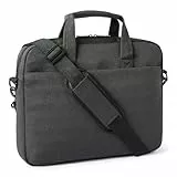 Amazon Basics 15.6in (39.6cm)-Laptoptasche für Damen und Herren, Umhängetasche für Computer und Tablet, Schwarz