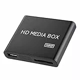 Full HD Media Player 1080P Box media player für tv Unterstützt RMVB MP3 USB AVI MKV, Kleine Größe, Schönes Aussehen, Unterstützt Automatische Ausgabeerkennung, Hifi & Audio