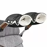 Guiseapue Handwärmer Kinderwagen: Universal Handschuhe Kinderwagen, Kinderwagen Buggy Zubehör, Winddicht & Wasserdicht Handmuff für Kinderwagen, Baby Erstausstattung Neugeborene, Weihnachtsgeschenke
