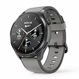 Hama Smartwatch (Musikspeicher, AMOLED Farbdisplay 1,43“ Panda Glass, GPS, Telefonfunktion, wasserdicht, WhatsApp, Sprachassistent, Schlaftracker, 110 Sportmodi, Schrittzähler, Pulsmesser etc) schwarz