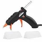 Heißklebepistole, Dweyka Klebepistole 50W mit 50 Stück Klebesticks 7mm x 150mm, Schmelzende Klebepistole Set für Schule DIY Kunst schnelle Aufheizung für Hobby, Kunst & Handwerk