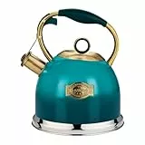 Flötenkessel Wasserkessel, 3L Edelstahl Pfeifkessel Mit Hitzebeständigem Griff, Pfeifender Kessel Für Induktionsherde