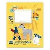 Formati Elementarheft E.1 - Heft mit Übungsaufgaben, 14 Blatt, Vorschulheft aus 100% Recyclingpapier