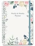 Nokingo Undatierter Planer für 2025 oder jedes Jahr – Wochen- und Monats-Organizer, Notizbuch und Tagebuch zum Verfolgen von Zielen, 14,9 x 21 cm, perfekt zum Organisieren Ihres täglichen Lebens,