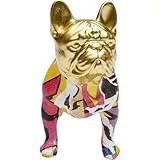 Kare Design Deko Figur Graffiti Dog, Mehrfarbig, Handbemalt, Jedes Stück EIN Unikat, Tiermotiv, Accessoire, Wohnzimmer, Deko für Regale, Sideboards, 15x8x16 cm (H/B/T)