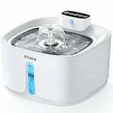 Katzenbrunnen Kabellos, 3.2L Trinkbrunnen für Katze mit Bewegungsmelder, 4000mAh Akku Katzentrinkbrunnen, Leise Pumpe, 3 Modi & 2 Düsen, Edelstahl Tablett, 5-Fach Filtersystem, BPA-frei