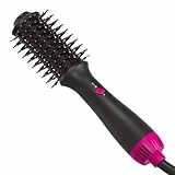 Swetfela Warmluftbürste Rundbürstenföhn, Föhnbürste, Hairstyler Haartrockner Bürste in Einem, Volumen Föhnbürste, Für Glätten, Trocknen, Volumen, Locken