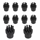 DONGKER Powerbürstenset, 10 Stück Rundbürstenaufsätzen für Dampfreiniger, Leistungsstarke Reinigungsbürste aus Nylon/Kupfer/Edelstahl Dampfreiniger-Zubehör