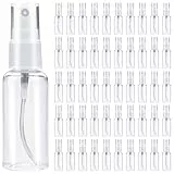 DKBT 50 Stk Sprühflaschen Kleine 50ml Spray Bottle Mini Zerstäuber Sprühflasche zum Befüllen Plastik Wasser Sprühflasche Leer Spritzflasche für Alkohol Körperpflege Flüssigkeit Kosmetik Parfüm
