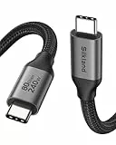 Silkland USB 80Gbps Kabel Kompatibel mit Thunderbolt 5 Kabel 3M, bis zu 120Gbps Videobandbreite, 4K@540Hz/Dual 8K@60Hz, PD3.1 240W, USB4 V2.0 für Thunderbolt 4/3, USB C, SSD, Laptop, Dock, Monitor