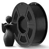 JAYO PLA+ Filament 1.75mm, Erhöhte Zähigkeit PLA Plus Filament-3D-Druckmaterialien, Maßgenauigkeit +/- 0.02mm, Neatly Wound, 1.1 kg Spule(2.42 LBS, 330M), PLA+ Schwarz