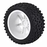VGEBY 1 4 Stück RC Racing Reifen, Gummireifen für LKW 1/10 RC für Auto ZD Racing (weiß)