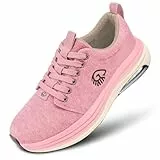 GIESSWEIN Merino Curve Max Women - Merino Sneaker mit Stoß absorbierendem Luftpolster - Komfortabler Aktivschuh mit Wechselfußbett - Langlebige Naturkautschuk Sohle für Beste Bodenhaftung