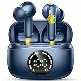 chalvh Bluetooth Kopfhörer, Kopfhörer Kabellos Bluetooth 5.4 Sport In Ear Kopfhörer mit 4 Mikrofon, 48 std Spielzeit, LED-Anzeige, ENC Lärmreduzierung, Tiefer Bass Ohrhörer für Arbeit und Studium