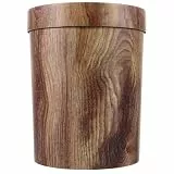 Mülleimer Holz Müll Bin Bauernhaus Stil Papierkorb Bin Mülleimer Halter für Badezimmer Pulver Zimmer Küchen Hause Büros Licht
