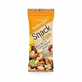 Seeberger Snack2go Nuss-Mix mit Jumbo Rosinen 12er Pack: Geröstete Nussmischung mit Mandeln, Cashews, Erdnüssen und Weinbeeren - als Snack für unterwegs, vegan (12 x 50 g)