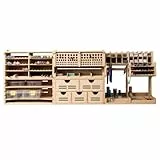 Bucasso Werkzeug-Organizer für Plastikmodelle, zum Ordnen von Werkzeugen für den Plastikmodellbau, Zangen/Pinzetten/Bürsten/Schraubendreher, geeignet für Tamiya/Gundam Tools GK Pro