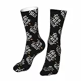 Zltegako Bless Your Heart Socken, lustige Crew-Socken, Geschenk für Männer, Frauen, Teenager, Schwarz, Einheitsgröße, Siehe Abbildung, Einheitsgröße