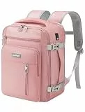 YOKGO Ryanair Handgepäck 40x30x20, Erweiterbar 40x30x25 für Eurowings 24-30L Klein Reiserucksack Handgepäck Rucksack mit Laptopfach 15,6', USB Ladeanschluss, Business Travel Backpack für Herren Damen