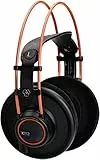 AKG K712PRO Offener Over-Ear-Studiokopfhörer der Premium-Referenzklasse, ausgefeilte offene Technologie, revolutionäre Flachdraht-Schwingspule, breites und weites Klangbild, Komfortables Design