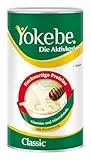 Yokebe - Die Aktivkost - Erdbeer - Mahlzeitersatz zur Gewichtsabnahme - glutenfrei, laktosefrei und vegetarisch - Diät-Drink mit Proteinen - 500 g = 12 Portionen