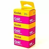 kodak 1880806 Gold 200 Film, GB13536-H - 3 Stück (Gelb/Lila)