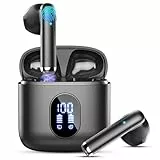 Bluetooth Kopfhörer, Kopfhörer Kabellos Bluetooth 5.4 In Ear Kopfhörer, 2025 Kabellose Kopfhörer mit 4 ENC Mic, Noise Cancelling Earbuds 36Std Tiefer Bass, USB-C, IP7 Wasserdicht Ohrhörer Sport Gym