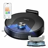 Ultenic Staubsauger Roboter 4000 Pa Saugkraft, Saugroboter mit Wischfunktion mit LiDAR Navigation