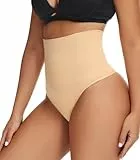 Reamphy Miederslip Damen Bauchweg Unterhose Shapewear Tanga Slip Unterwäsche Bauch Weg Miederhose Hoher Taille String Miederpants Bauchkontrolle Figurformende Shaping Body Shaper