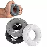 GORNATION Griffkraft-Trainer Set - 3 Levels, Widerstand für Kraft-Training Unterarme und Hände, Hand-Training für Grip Strength, Tragbare Griffe für Unterarm- und Handtraining, Calisthenics, Fitness
