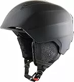 Alpina Grand - Sicherer, Optimal Klimatisierter, Bruchfester & Anpassbarer Skihelm Für Erwachsene, Black matt, 54-57 cm