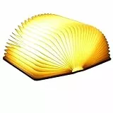 Molbory LED Buch Licht Faltbare Buchlampe Licht Buchlampe LED Stimmungsbeleuchtung USB Aufladbare WarmweißSchreibtisch Buchlampe Nachtlicht Nachttischlampe für Kinder Freundin Geschenk Home Decor