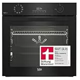 Beko BBIM17300BMPEF b300 Backofen, Einbaubackofen, 72 l Garraum, Multifunktionsofen, 10 Funktionen, AeroPerfect Heißluft, FlexiCrisp, Pyrolyse Selbstreinigung, SteamShine Reinigung, SoftClose, Schwarz