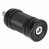 Fydun Universal Motorrad Schalthebel Aluminium Material Schwarz Farbe 1.1 x 2.1in Peg Fuß Pegs Pedal mit Schraube