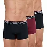 Athéna Herren SECONDE PEAU LF78 Unterwäsche, Schwarz/Rot/Schwarz, L