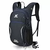 SKYSPER Wanderrucksack 20L Klein für Herren Damen Rucksack mit rückenbelüftung und Trinksystem Trekkingrucksack für Wandern Trekking