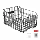 Panier Arrière À Vélo Pliant, Grande Caisse De Sac De, Panier De Stockage De Cargaison À, Robuste Résistant À L'environnement, Intégration De Réflecteur De Sécurité, 1set, Pour Les Besoins D