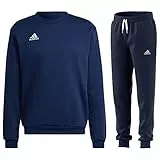 adidas Fußball Entrada 22 Sweatanzug Sweatshirt Jogginghose Herren dunkelblau Gr XL