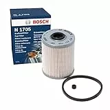 Bosch N1705 Dieselfilter für Autos - scheidet Partikel und Wasser vom Kraftstoff ab - schützt die Einspritzanlage
