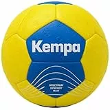 Kempa Spectrum Synergy Plus Handball Spiel- und Trainingsball mit einzigartiger 30-Panel-Konstruktion - für jede Altersklasse geeignet - Farbe: sweden gelb/sweden blau, 2
