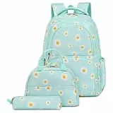 Sunborls Canvas Rucksack Mädchen Schule Büchertasche Bohemia College Rucksack 3 in 1