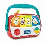 Clementoni Baby-Radio - Elektronisches Musikspielzeug mit Tier-Sounds, Licht & Melodien - Lernspielzeug zur Förderung der Wahrnehmung & Motorik - Für Kleinkinder ab 6 Monaten - 17525