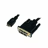 LogiLink CHM002 Mini-HDMI auf DVI-D Kabel 1m