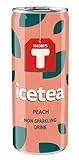 Thom's T Ice Tea Peach, Pfirsich Eistee still, 250ml Dose (24er Pack, inkl. 6€ Pfand)