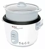 Tefal RK1011 Rice Cooker | Preset Cooking Programs | 10 Cups Capacity (5L) | Automatic Warming Function | Manual Adjustments | Perfect Cooking Rice | Steam Basket Included | 600W