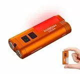 ACEBEAM UC3A aufladbare EDC AAA Taschenlampe, 900 Lumen extrem helle Mini LED Taschenlampe mit mehreren Lichtquellen, Camping und 9 RGB-Lichtern, kleine flache Taschenlampe für Zuhause und Notfälle