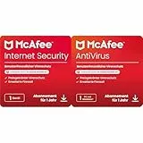 McAfee Internet Security (1 Geräte) 2025 & McAfee AntiVirus 2025 | 12 Monate|