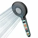 Duschkopf mit Filter MEKO Hochdruck Handbrause mit Filtration in 15 Schichten 1,5M Schlauch 3 Strahlarten Sparduschkopf für Entfernen vom harten Wasser, Rest-Chlor, Bakterien und Schwermetall