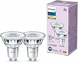 Philips LED Lampe ersetzt 35W, GU10 Reflektor, warmweißes Licht (2700K), 255 Lumen, 2er Pack